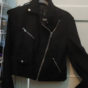 Forever21 Moto-Style Jacket with 3/4 Sleeves